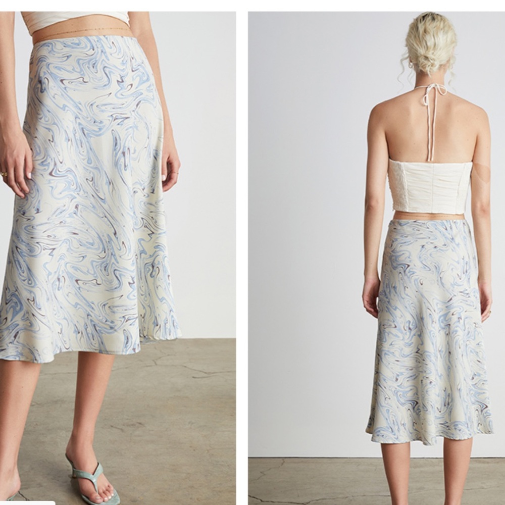 Midi slip skirt, who what wear, M